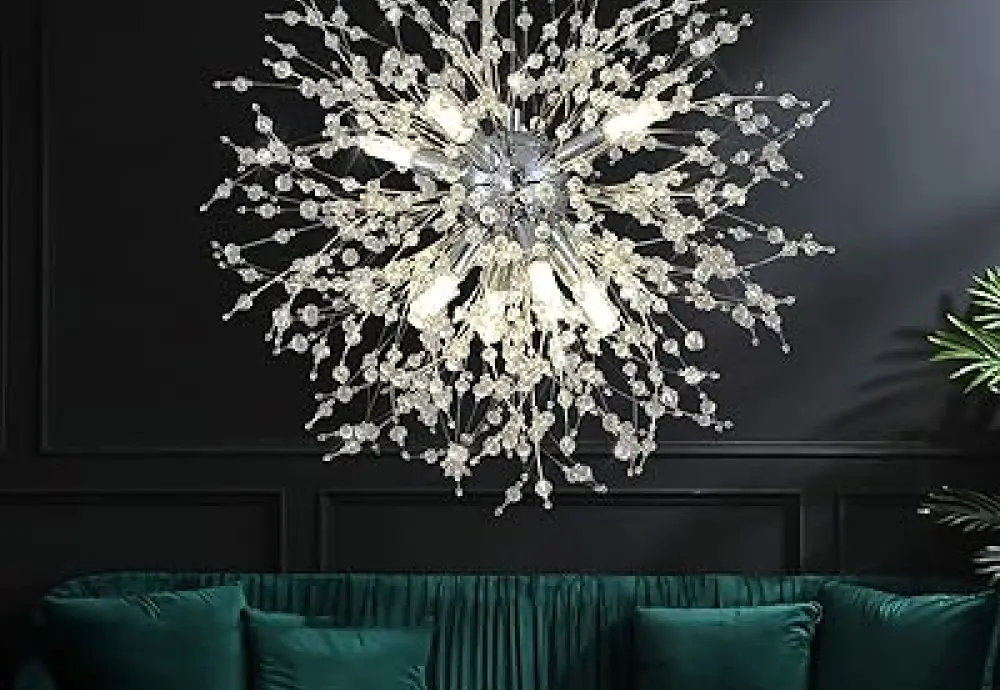 dining room crystal chandelier lighting