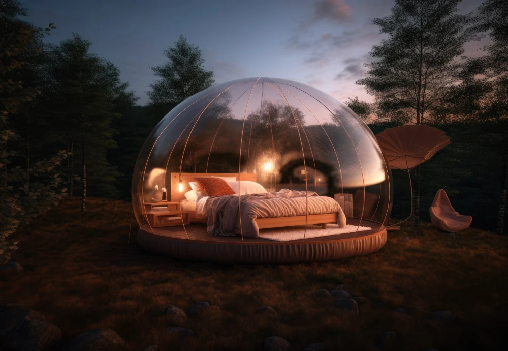 large bubble tent